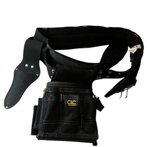 CLC Tool Works &Klein 4Pc Belt/Tool Pouches